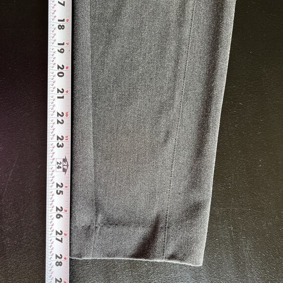 Vince Camuto Pants Womens 10 Gray Slim Riding Style Ponte Ankle Trousers Career - Picture 10 of 10